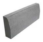 Foto do meio-fio de concreto
