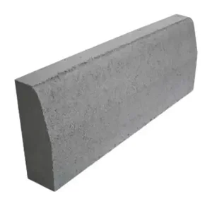 Foto do meio-fio de concreto